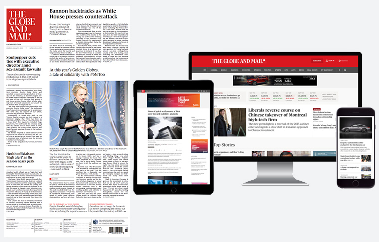A recent print redesign at The Globe and Mail was largely driven by wisdom and discoveries made on the digital side of the business.