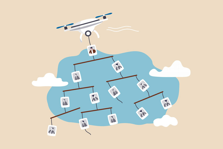 Organisational structure isn't defined by the size of a media company or data team but rather by what works best.  
