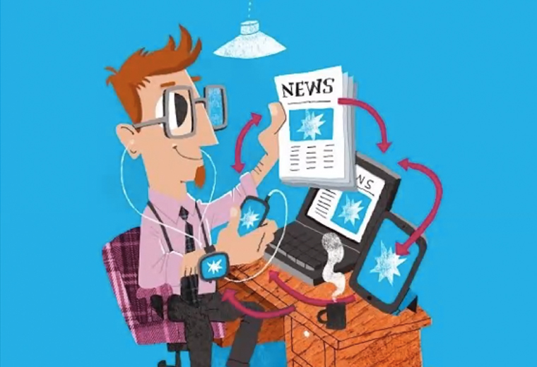 Today's typical reader will switch between several different platforms throughout the day.
